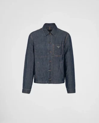 Chambray-blouson