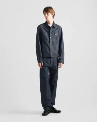Chambray-blouson