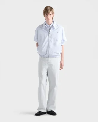 Chambray-blousonjacka