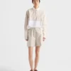 Chambray-shorts Chambray-shorts