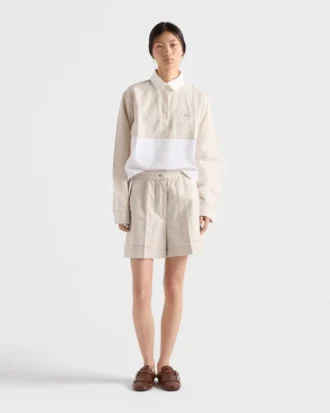 Chambray-shorts