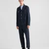 Chevron-jeans med vida ben Chevron-jeans med vida ben