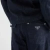 Chevron-jeans med vida ben Chevron-jeans med vida ben