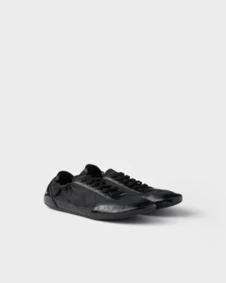 Collapse Re-Nylon och lädersneakers