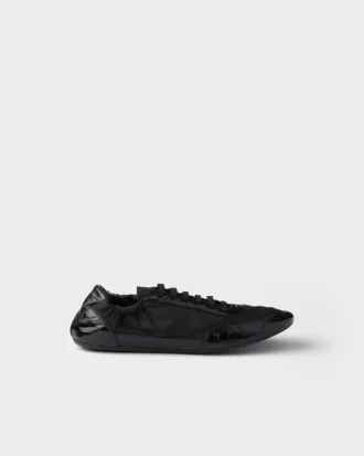 Collapse Re-Nylon och lädersneakers