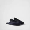 Collapse Re-Nylon och mocka-mules Collapse Re-Nylon och mocka-mules