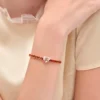 Couleur Vivante-armband – Roséguld med morganit och citrin Couleur Vivante-armband – Roséguld med morganit och citrin