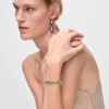 Couleur Vivante-armband – vitguld med akvamarin och peridot Couleur Vivante-armband – vitguld med akvamarin och peridot