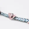 Couleur Vivante-armband – vitguld med morganit och akvamarin Couleur Vivante-armband – vitguld med morganit och akvamarin