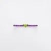 Couleur Vivante-armband – vitguld med peridot och ametist Couleur Vivante-armband – vitguld med peridot och ametist