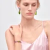 Couleur Vivante-armband – vitguld med peridot och ametist Couleur Vivante-armband – vitguld med peridot och ametist
