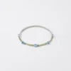 Couleur Vivante-halsband – vitguld med akvamarin och peridot Couleur Vivante-halsband – vitguld med akvamarin och peridot