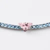 Couleur Vivante-halsband – vitguld med morganit och akvamarin Couleur Vivante-halsband – vitguld med morganit och akvamarin