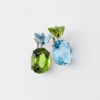 Couleur Vivante-hängen – vitguld med akvamarin och peridot Couleur Vivante-hängen – vitguld med akvamarin och peridot