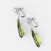 Couleur Vivante hängeörhängen – vitguld med akvamarin, peridot och diamanter Couleur Vivante hängeörhängen – vitguld med akvamarin, peridot och diamanter