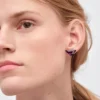 Couleur Vivante örhängen – vitguld med ametist Couleur Vivante örhängen – vitguld med ametist