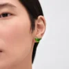 Couleur Vivante örhängen – vitguld med peridot Couleur Vivante örhängen – vitguld med peridot