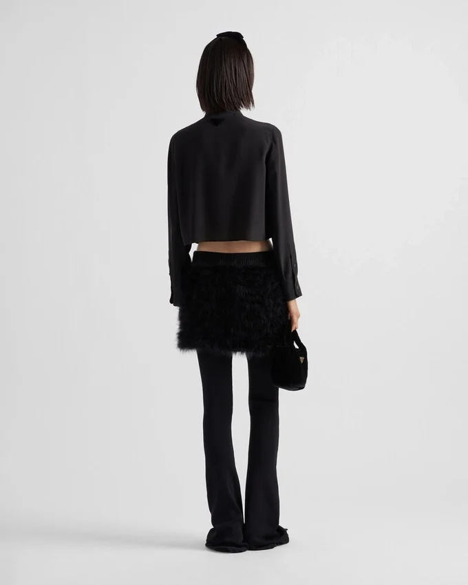 Crepe de Chine-skjorta Crepe de Chine-skjorta