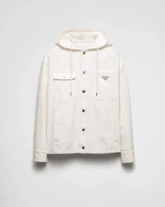 Denimskjorta med huva Denimskjorta med huva