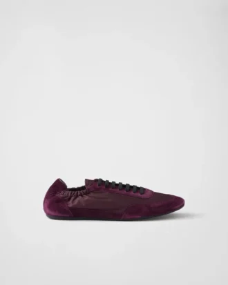 Collapse Re-Nylon- och mockasneakers