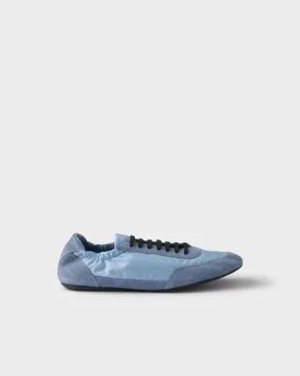 Dölj Re-Nylon och mocka elastiska sneakers