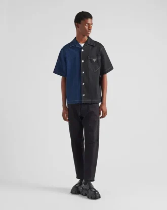 Double Match-jeansskjorta