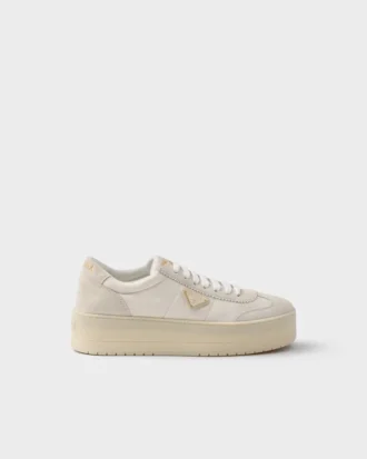 Downtown Bold Re-Nylon och mocka-sneakers