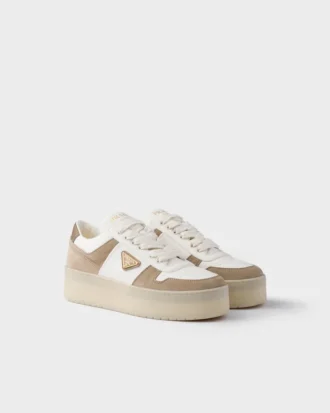 Downtown Bold sneakers i nappaläder och mocka