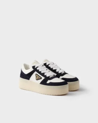 Downtown Bold sneakers i nappaläder och mocka
