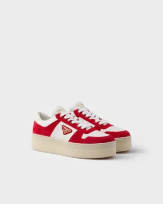 Downtown Bold sneakers i nappaläder och mocka