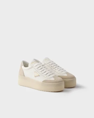 Downtown Bold sneakers i nappaläder och mocka