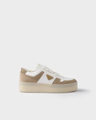 Downtown Bold sneakers i nappaläder och mocka