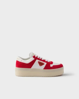 Downtown Bold sneakers i nappaläder och mocka