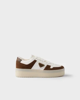 Downtown Bold sneakers i nappaläder och mocka