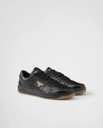 Downtown-sneakers i nappaläder