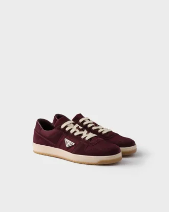 Downtown-sneakers i Re-Nylon och mocka