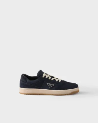 Downtown-sneakers i Re-Nylon och mocka