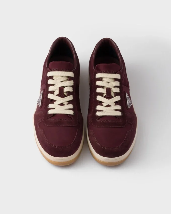 Downtown-sneakers i Re-Nylon och mocka Downtown-sneakers i Re-Nylon och mocka