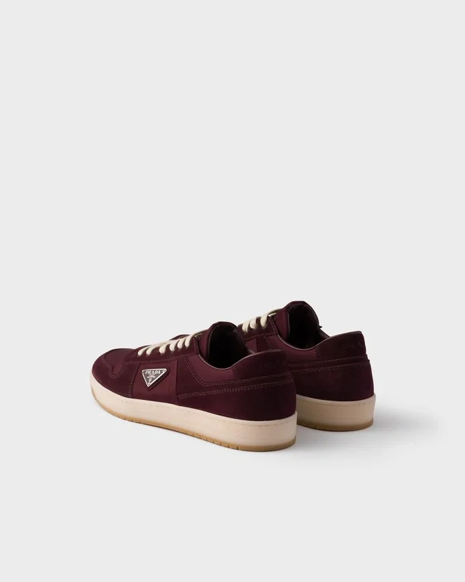 Downtown-sneakers i Re-Nylon och mocka Downtown-sneakers i Re-Nylon och mocka