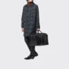 Duffelväska i Re-Nylon och Saffiano-läder Duffelväska i Re-Nylon och Saffiano-läder