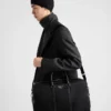 Duffelväska i Re-Nylon och Saffiano-läder Duffelväska i Re-Nylon och Saffiano-läder