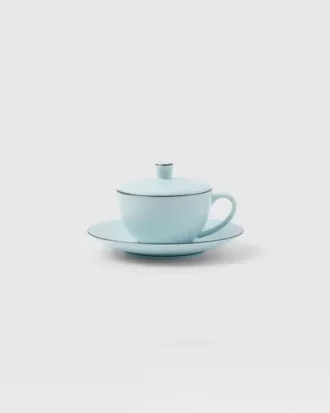 Espressokopp i porslin – Celadon