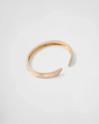 Eternal Gold armband i gult guld med pavé-diamanter