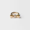 Eternal Gold Bow Ring – Gult guld med laboratorieframställd diamant Eternal Gold Bow Ring – Gult guld med laboratorieframställd diamant