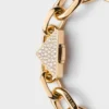 Eternal Gold Chain-armband i gult guld med diamanter Eternal Gold Chain-armband i gult guld med diamanter