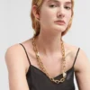 Eternal Gold Chain-halsband i gult guld med diamanter Eternal Gold Chain-halsband i gult guld med diamanter