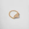 Eternal Gold Chain Ring i gult guld med ametist Eternal Gold Chain Ring i gult guld med ametist