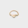 Eternal Gold Chain Ring i gult guld med diamanter Eternal Gold Chain Ring i gult guld med diamanter