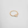 Eternal Gold Chain Ring i gult guld med diamanter Eternal Gold Chain Ring i gult guld med diamanter