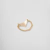 Eternal Gold Chain Ring i gult guld med diamanter Eternal Gold Chain Ring i gult guld med diamanter